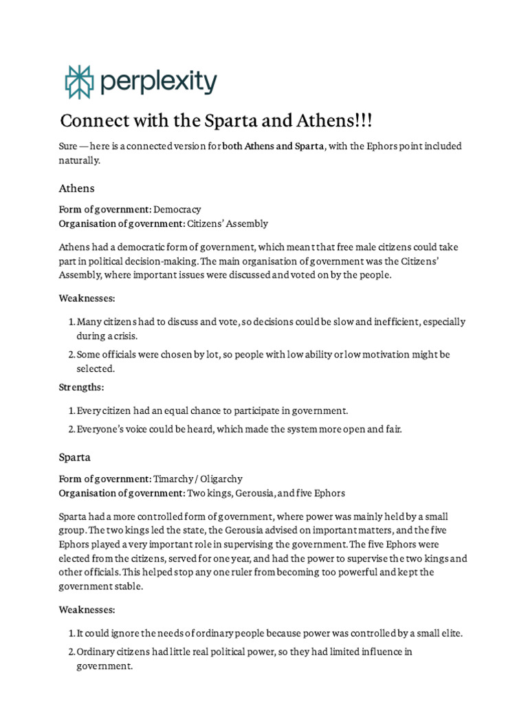 Connect With the Sparta and Athens!!! | PDF