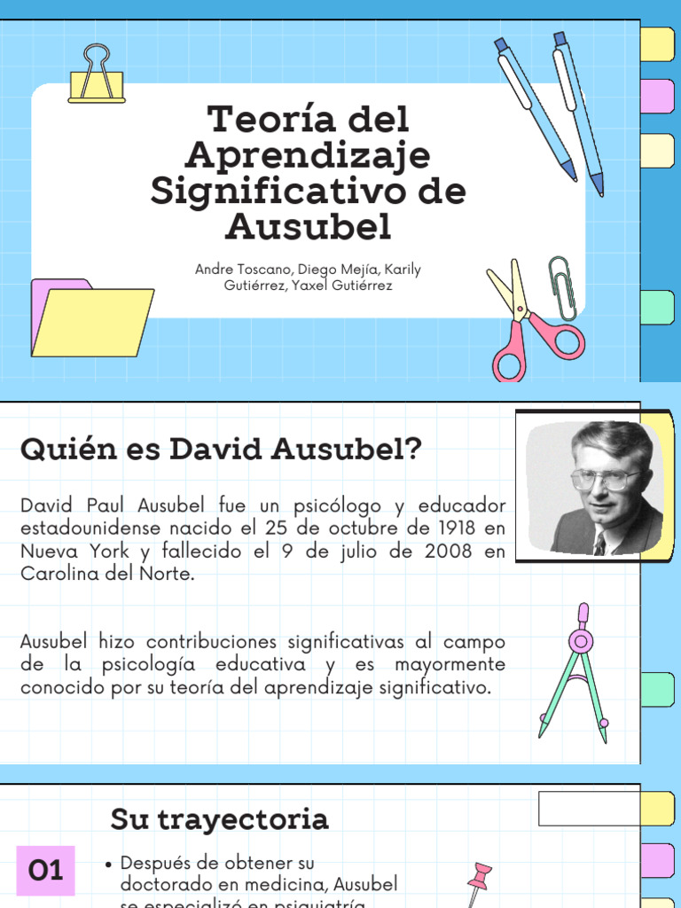 Aprendizaje Significativo de Ausubel | PDF | Aprendizaje | Concepto