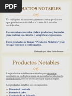 Productos Notables