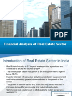 Financial Analysis of Real Estate Sector