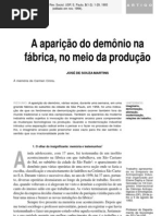 Aparicao do demônio na fábrica