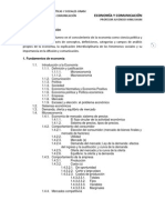 Programa Economía y comunicación 2013-1