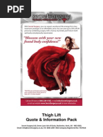Download Thigh Lift Information Pack and Fee Guide by Secret Surgery SN102725746 doc pdf