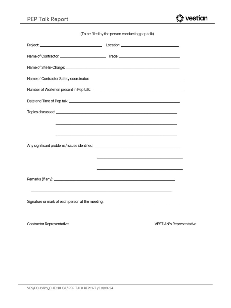 02.PEP Talk Report | PDF