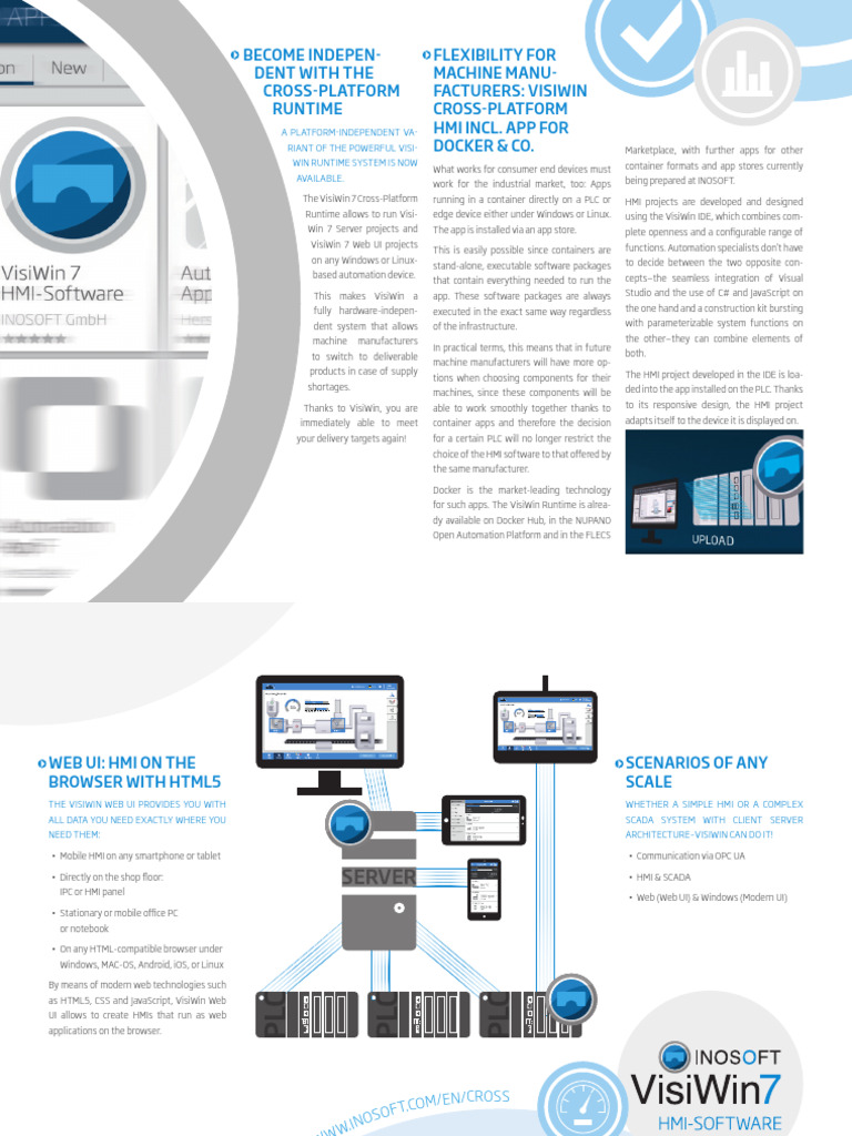 INOSOFT Cross Platform HMI Flyer En | PDF | Mobile App | Cross Platform ...