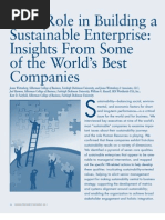 HRs Role in Corporate Sustainability