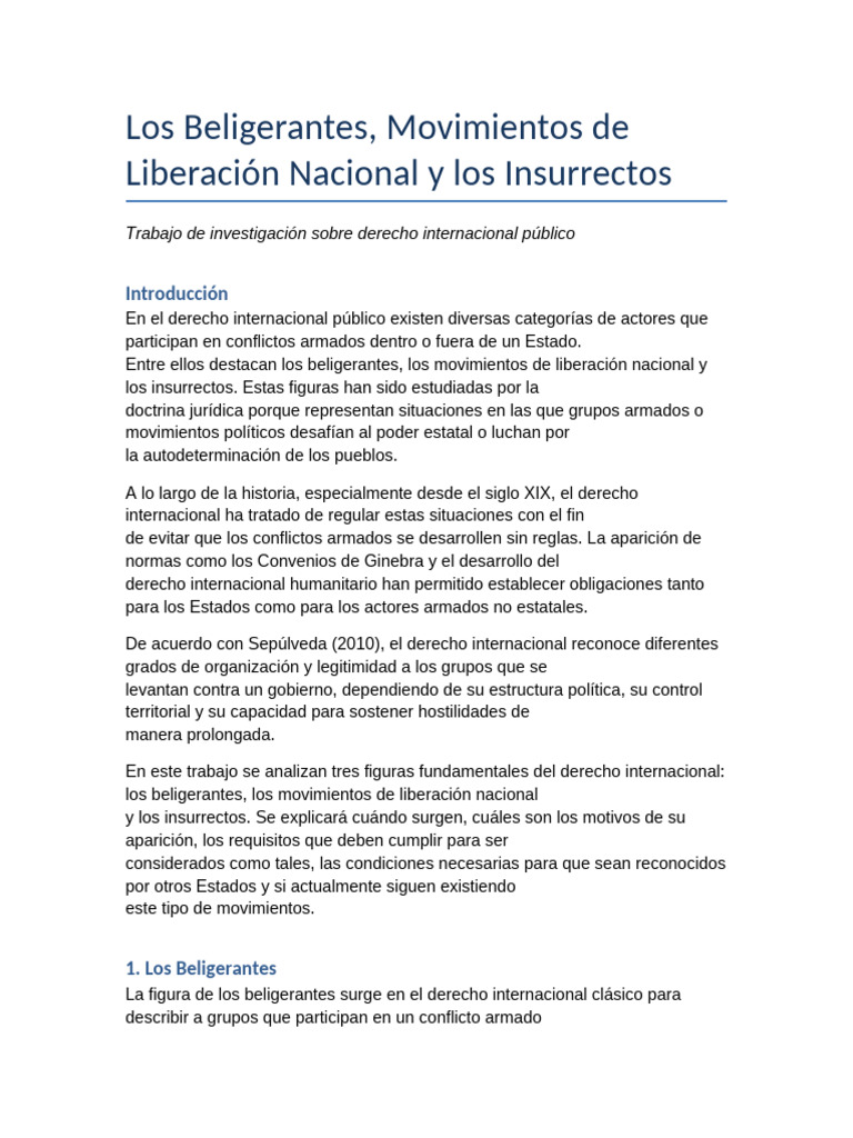 beligerantes_movimientos_insurrectos_trabajo | PDF | Autodeterminación ...