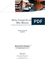 Dossier de Presse - Hôtel Champs Elysées Mac Mahon