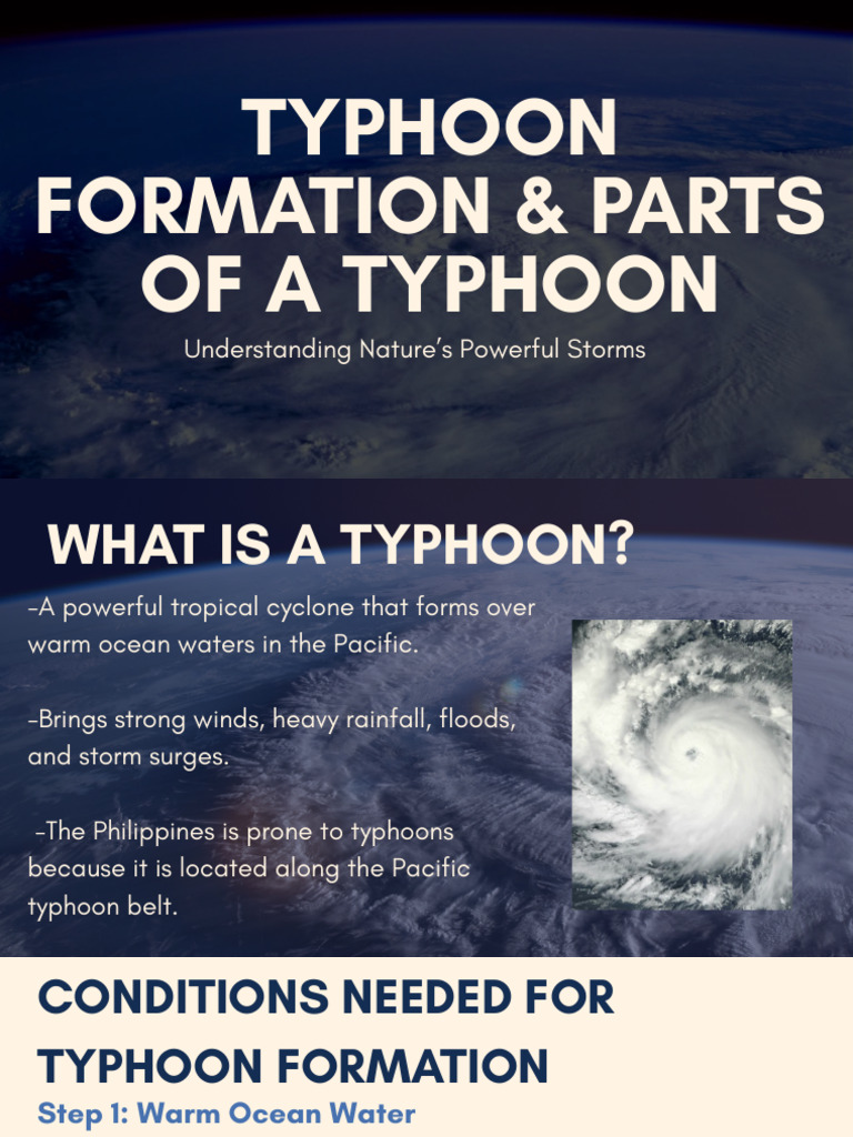 Typhoon Formation and Parts | PDF | Tropical Cyclones | Eye (Cyclone)