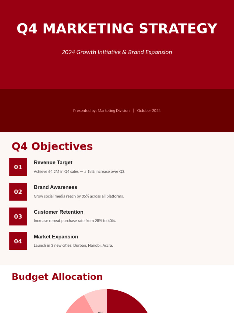 Q4 Marketing Strategy | PDF