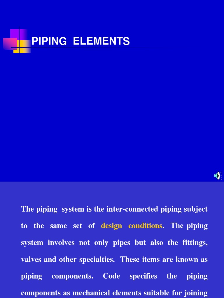 Piping System Components and Standards | PDF | Pipe (Fluid Conveyance ...
