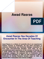 Awad Rasras Is A Member of Statistical Organization of America