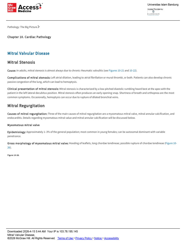 Mitral Valvular Disease | PDF | Heart Valve | Diseases And Disorders
