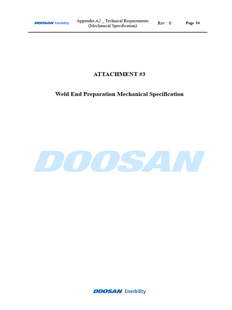 Appendix A02_Attachment#4_Weld End Preparation | PDF