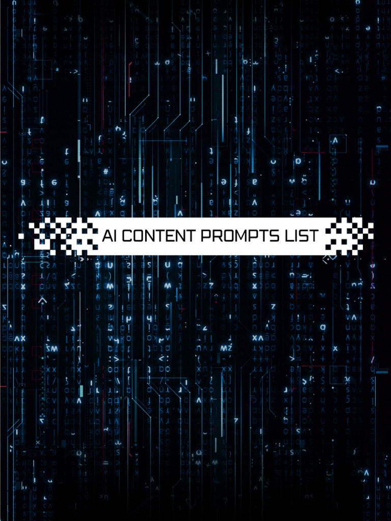 50 AI Prompts List | PDF | Entrepreneurship | World Wide Web