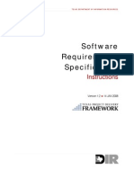 SDLC SoftwareRequirements Instructions