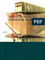 Buhay Ni Rizal Sa Ateneo de Manila (1)