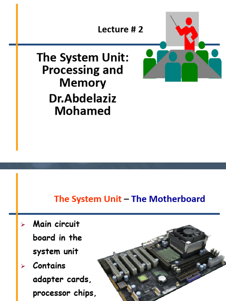 Lec3 System Unit Processing - PDF 246609 | PDF | Byte | Central ...