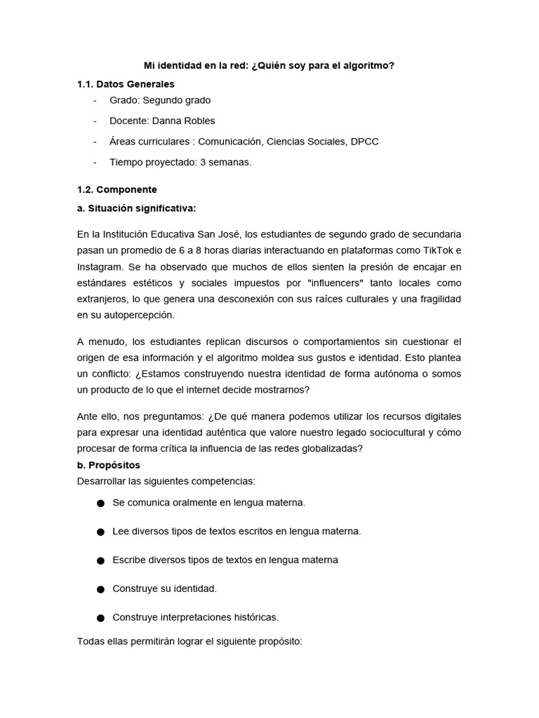 Proyecto ABP | PDF | Plan de estudios | Aprendizaje