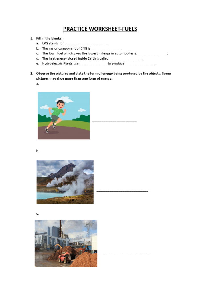 Practice Worksheet Science | PDF