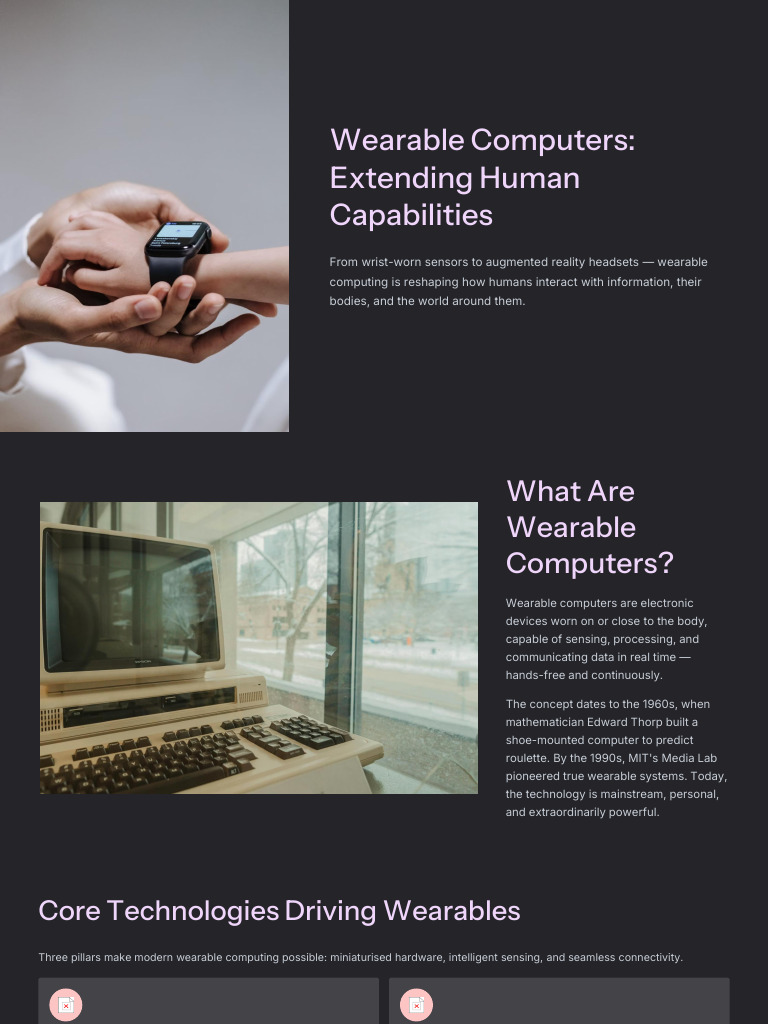 Wearable-Computers-Extending-Human-Capabilities | PDF | Wearable ...