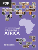 Affordable Land and Housing in Africa 