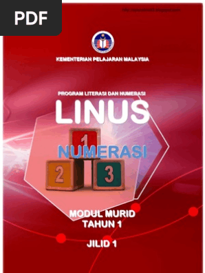 Modul Murid Jilid 1 Linus Numerasi Tahun 1 Bm Pdf