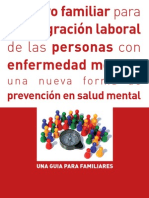 Apoyo Familiar Para Integracion Laboral Personas Con Enf Mental