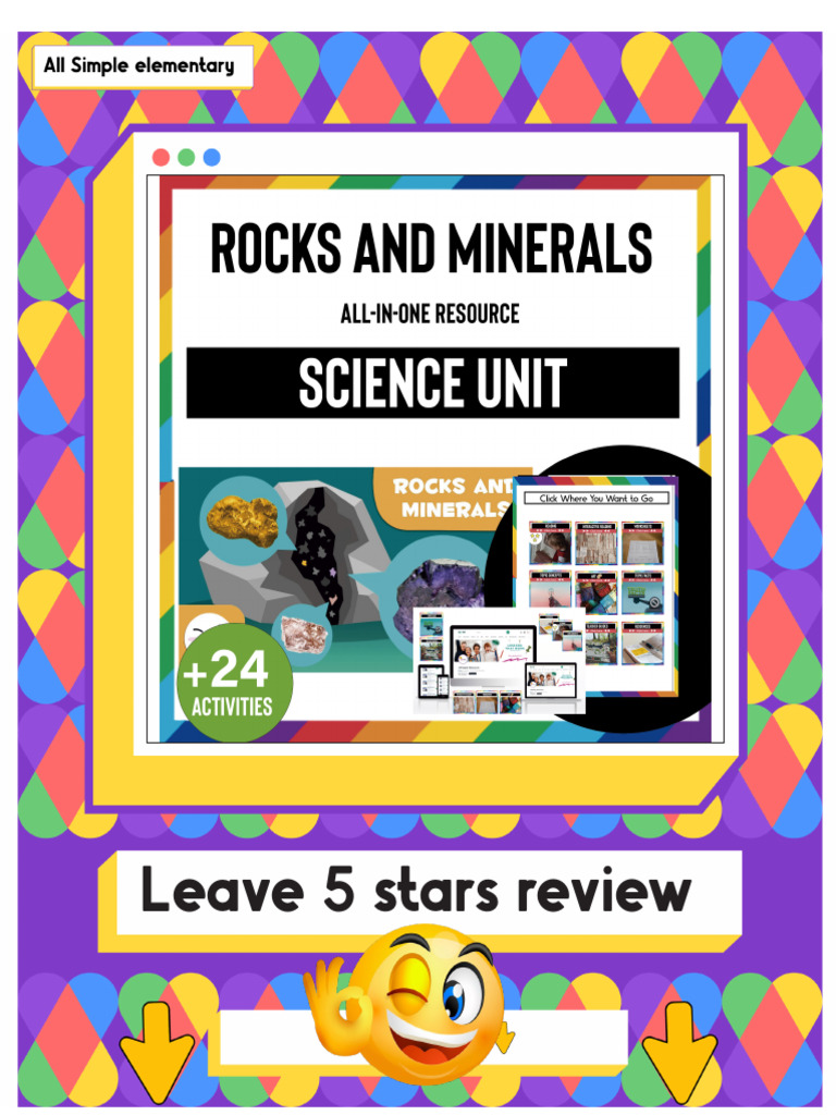 AllinOneRocksandMineralsScienceUnitReadingWritingArtMore-1 | PDF | Rock ...
