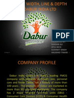 Product Width, Line & Depth of Dabur India LTD: Presented By: Shadab Ali Atul Beck Sushmit Singh Anubind Tiwari