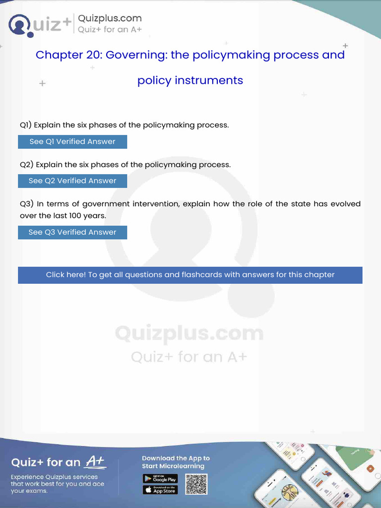 Explain the Six Phases of the Policymaking Process | PDF | Canada ...