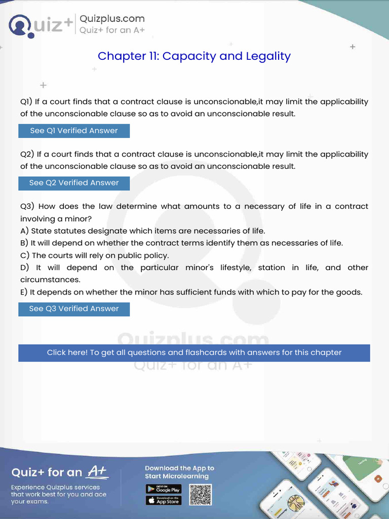 If a Court Finds That a Contract Clause is Unconscionableit May Limit ...