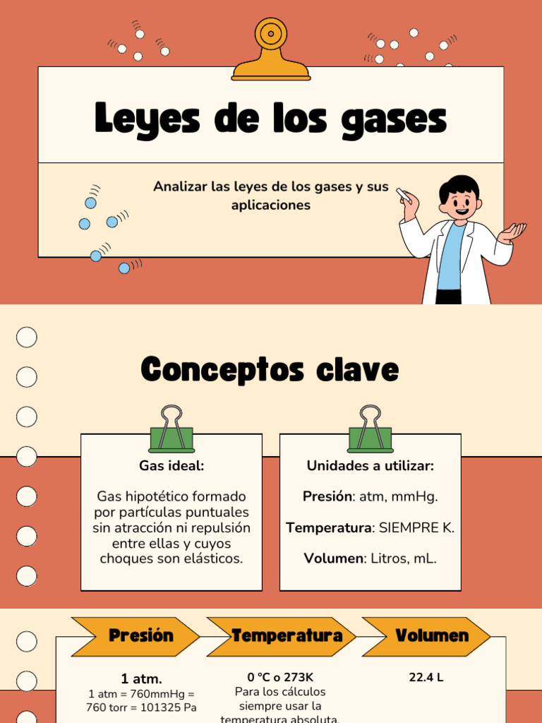 Leyes de Los Gases | PDF | Gases | Química