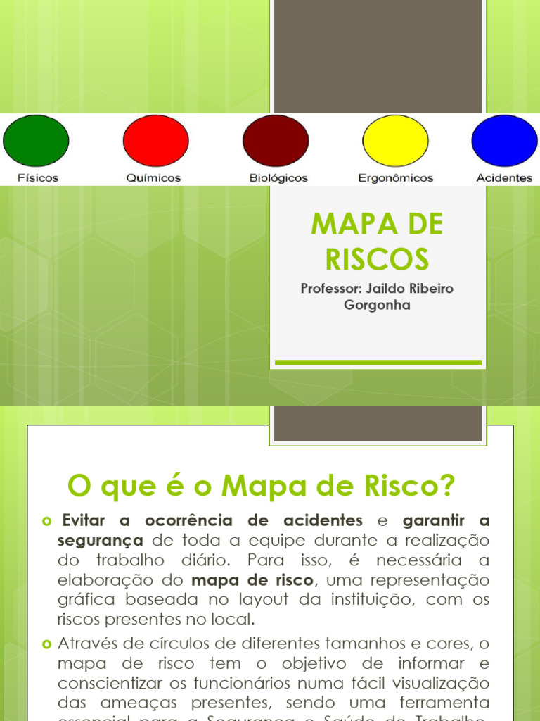 AULA 7 - Mapa de Riscos | PDF | Cor