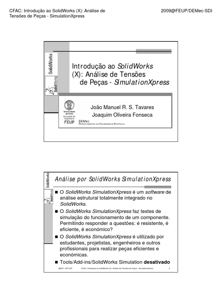 SolidWorks X P | PDF