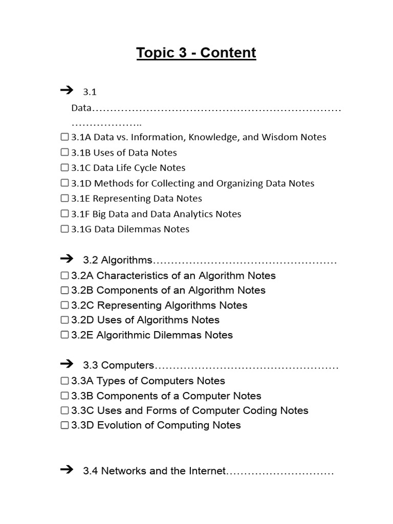 Topic 3 - Content (1) | PDF | Computer Data Storage | Encryption