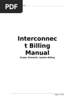 Interconnect Billing Manual