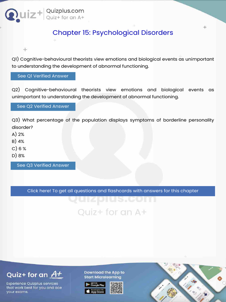 Cognitivebehavioural Theorists View Emotions and Biological Events as ...