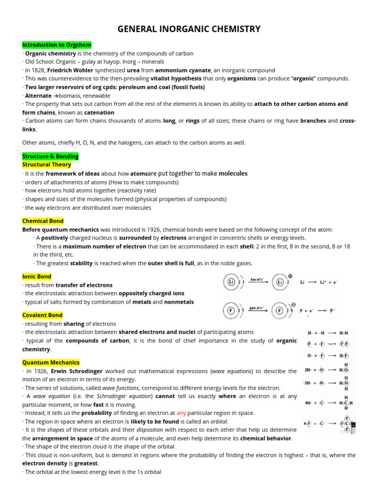 Organic-Chemistry-Notes | PDF | Alkene | Carboxylic Acid