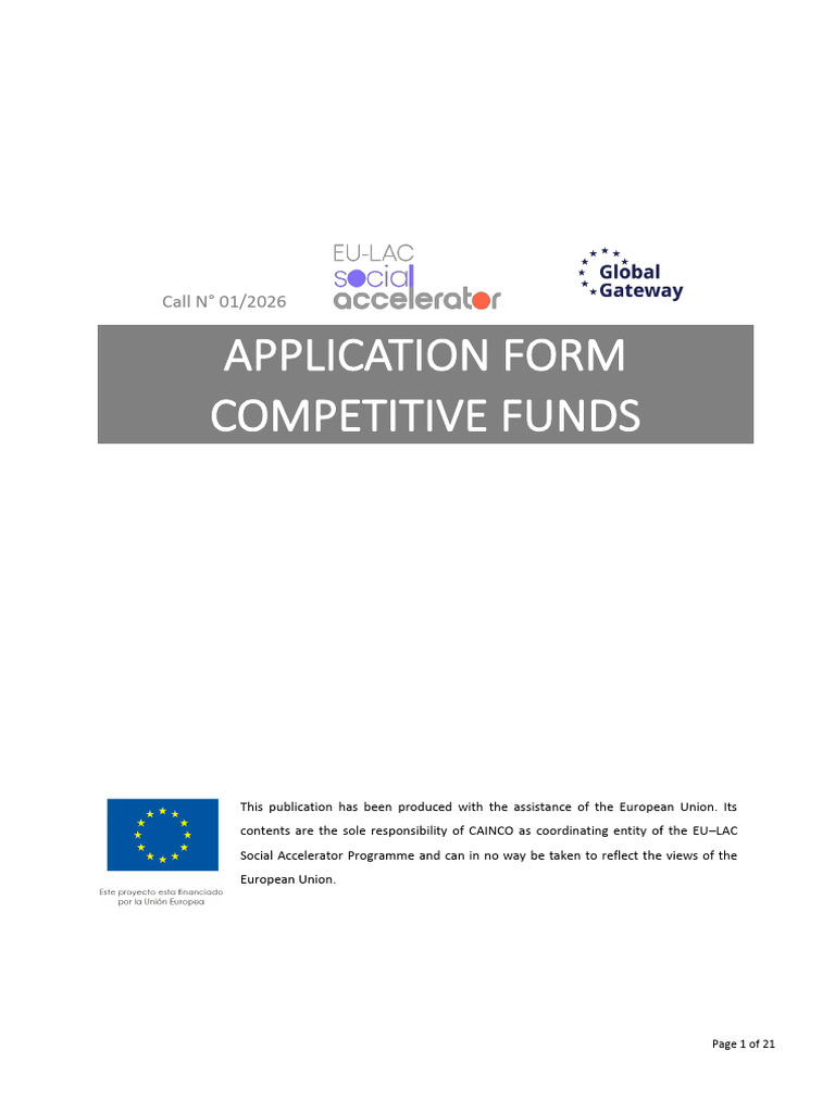 A.1 Application Form | PDF