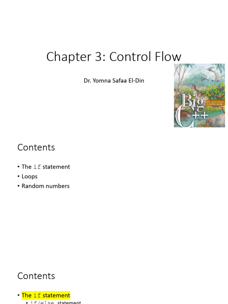 3 Chapter 3 ControlFlow | PDF | Control Flow | Boolean Data Type