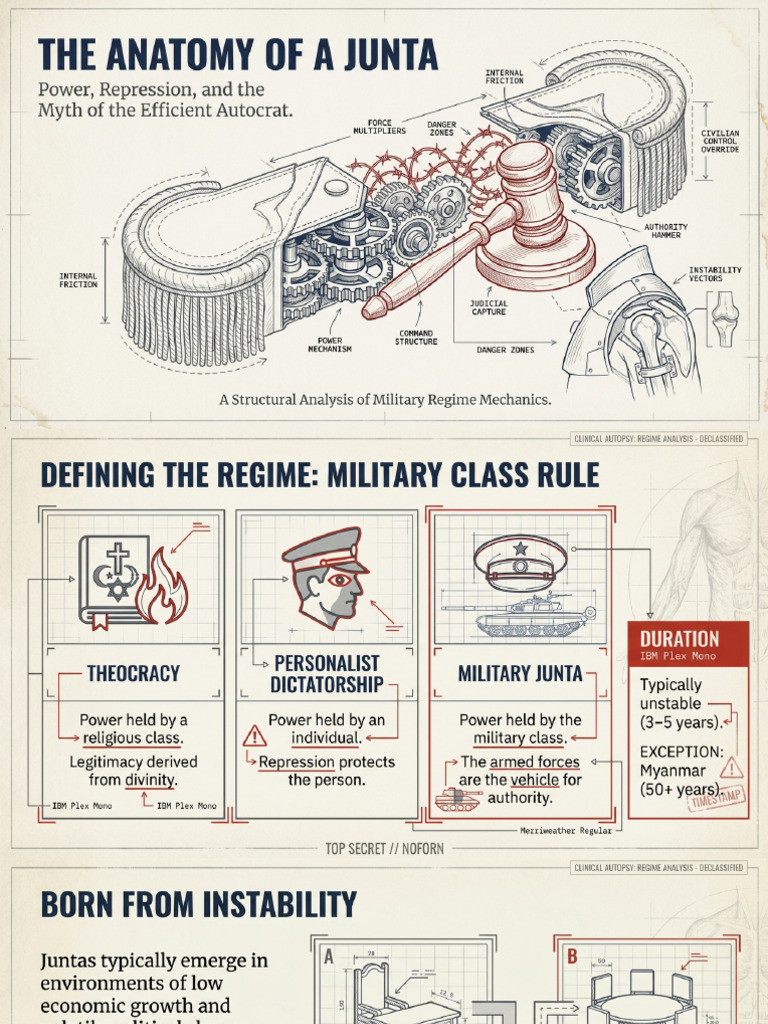Junta Anatomy Power Repression | PDF