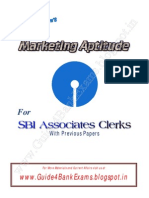 Marketing Aptitude For SBI Associates