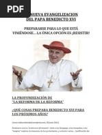 La Nueva Evangelizacion del Papa Benedicto XVI