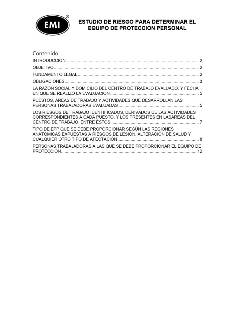 17.01 Analisis de Riesgo para Determinar El Epp | PDF | Soldadura ...