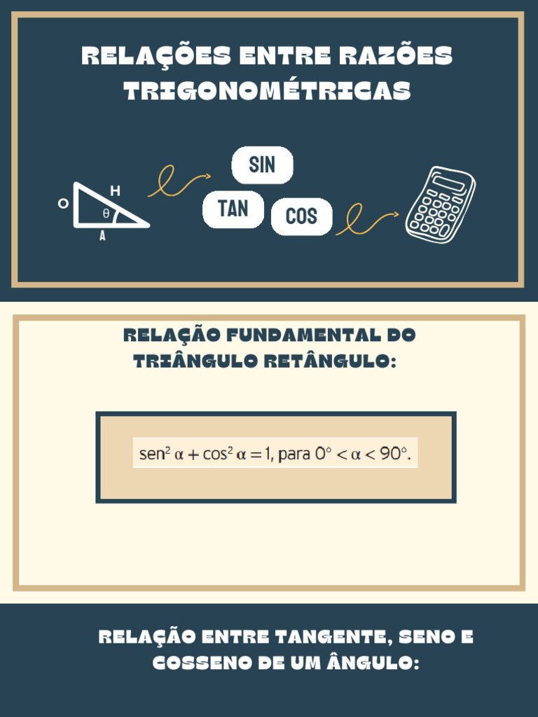 04) Relações entre razões trigonométricas | PDF | Trigonometria ...