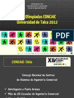 XIV Olimpiadas CONCAIC Utalca 2012