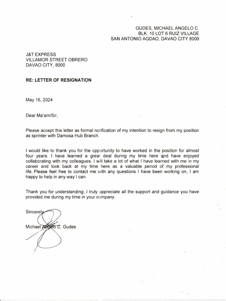 MACG Resignation | PDF