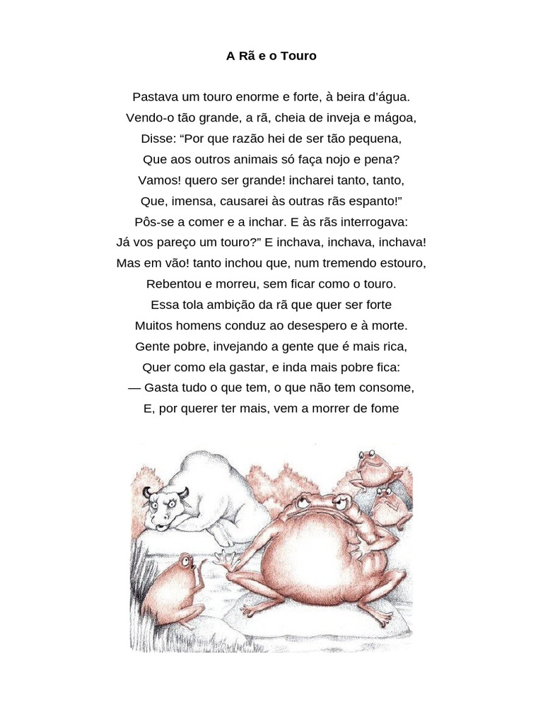 A Rã e o Touro | PDF