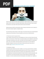 10 COISAS DA VIDA QUE VOCÊ NÃO DEVE TOLERAR